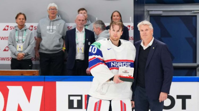 Henriks Haukelanns. Foto: IIHF