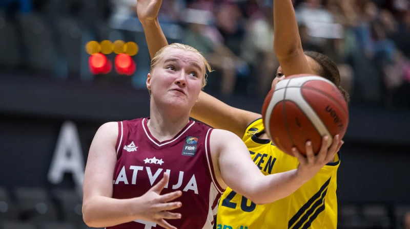Estere Petrus 2026. gada 4. jūlijā. Foto: FIBA