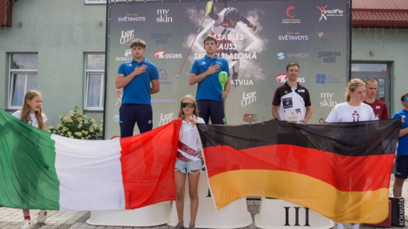 Dāvids Fiorots. Foto: World Cup Ikšķile/Gints Sprēdis
