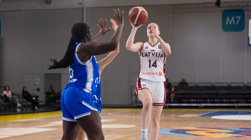 Jasmīne Šmate 2026. gada 9. augustā. Foto: FIBA