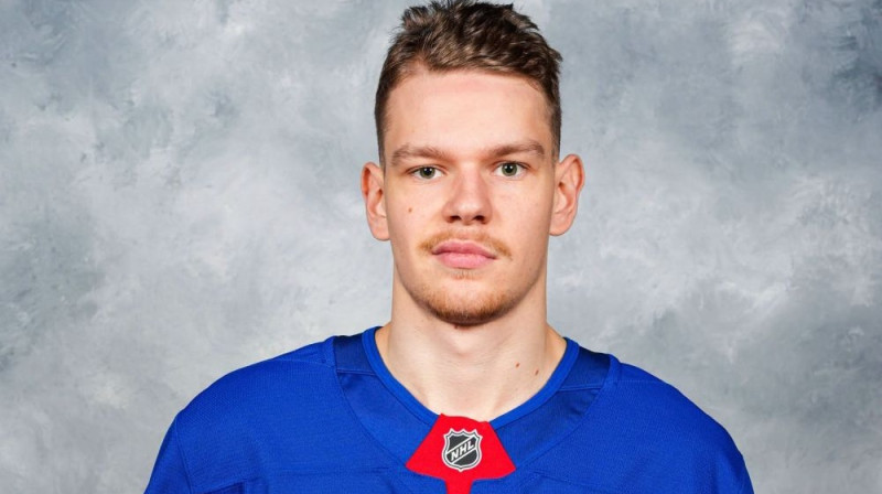 Alberts Šmits Foto: New York Rangers/Facebook