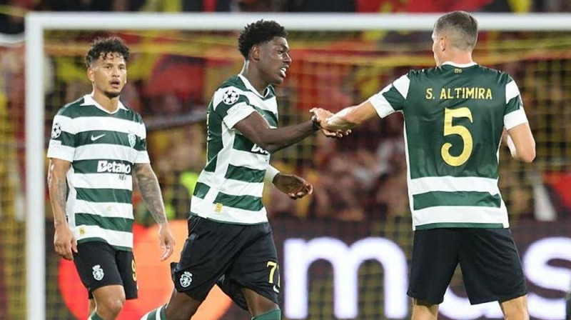 Lisabonas "Sporting" futbolisti Foto: UEFA