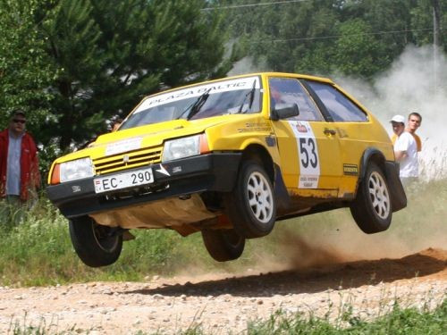 Rallijsprintā ''Kalnamuiža 2009'' arī Vecpils ātrumposms