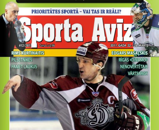 Sporta Avīze. 12.numurs (22. - 28.marts)