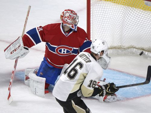 NHL sezonas vārtiem bagātākajā spēlē "Penguins" uzvar "Canadiens"