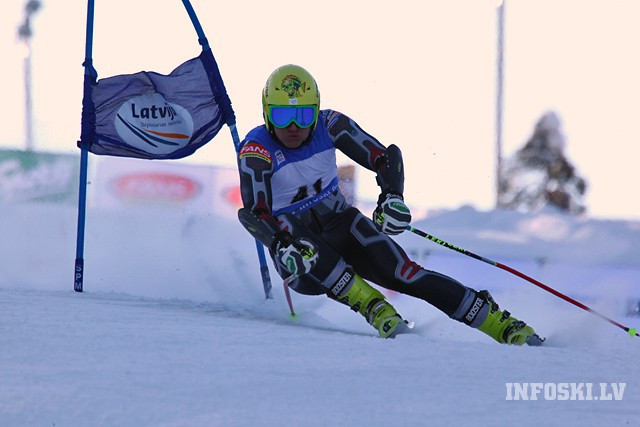 K.Zvejnieks labākais slalomā vīriem, igauniete Tobi pārtrauc latviešu dominanci dāmām