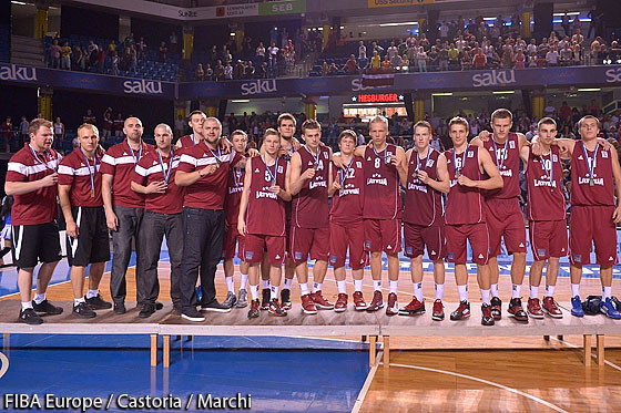 Basketbolistiem tiek četras "Gada balvas sportā 2013"