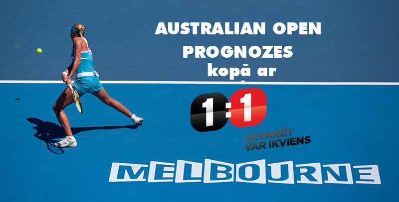 Konkurss: "Australian Open prognozes" kopā ar viensviens.lv