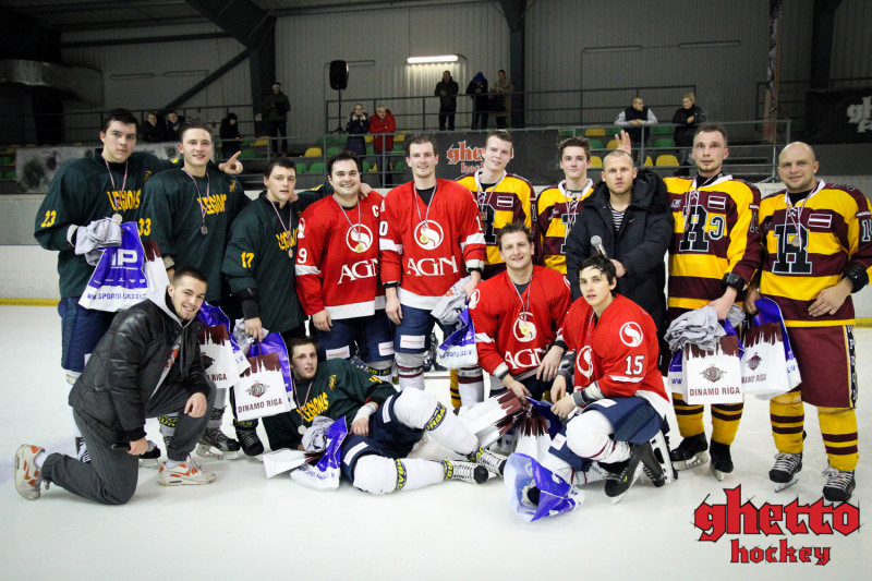 Parādnieka dzimšanas dienā "Ghetto Hockey" uzvar viņa pārstāvētie "Agni"