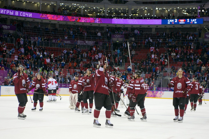 Latvijas hokeja izlases pārbaudes spēles pirms pasaules čempionāta