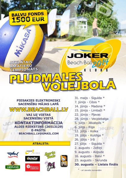 "Joker Beach Ball 2014" atklāšanas posms Siguldā