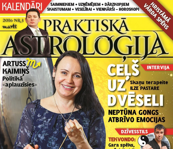 Mostamies pavasarim ar gongu un Praktiskās Astroloģijas marta numuru