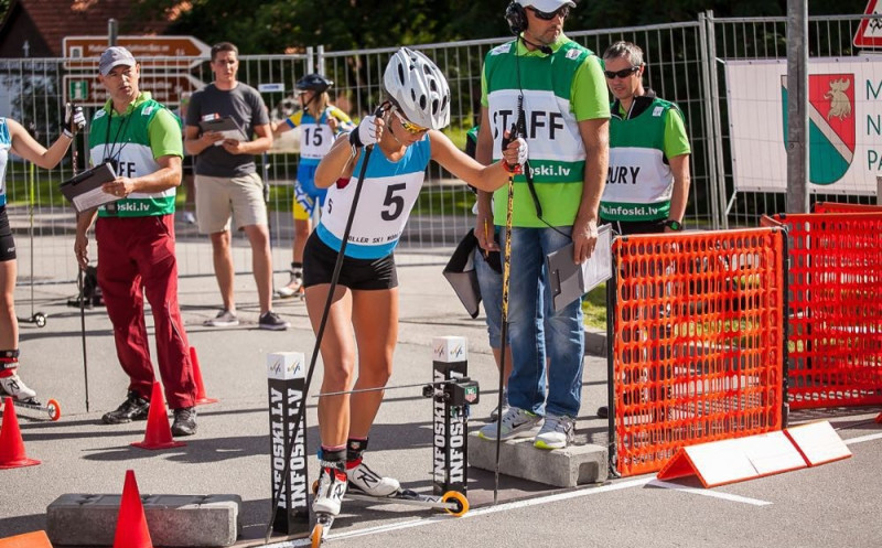 Latvijai un Lietuvai uzvaras Latvijas čempionātā un FIS sprintā rollerslēpošanā