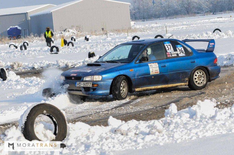 Sniegotajā Spilves rudens kausa 3. posmā uzvar Vicinskis ar ''Subaru''