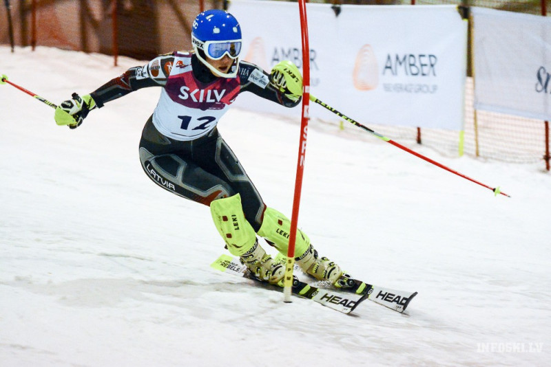 FIS sacensības slalomā Kirunā mūsējie noslēdz ar divām 4.vietām