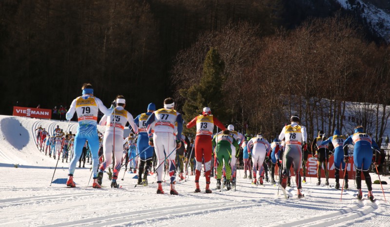 I.Bikše tūlīt aiz 70-nieka "Tour de ski" 10 kilometru klasikā