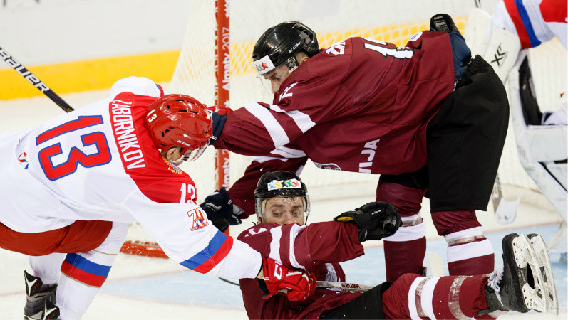 Latvijas hokejistiem universiādē 1:7 pret Krievijas studentiem