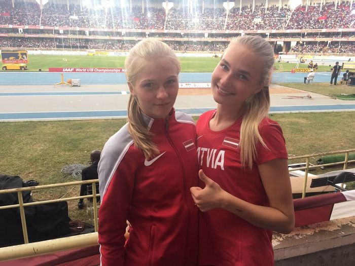 Melnbārdei Latvijas U18 rekords tāllēkšanā