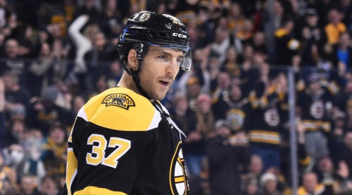 "Bruins" uzbrucējs Beržerons atzīts par nedēļas spožāko zvaigzni NHL
