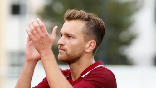 Latvijas U21 izlases futbolisti Kārkliņš un Liepa atrādās Slovākijas klubā