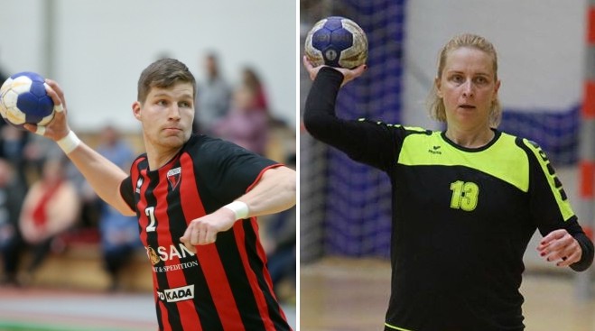 Handbola čempionāta sezonas vērtīgākie spēlētāji - Lazdiņš un Asare