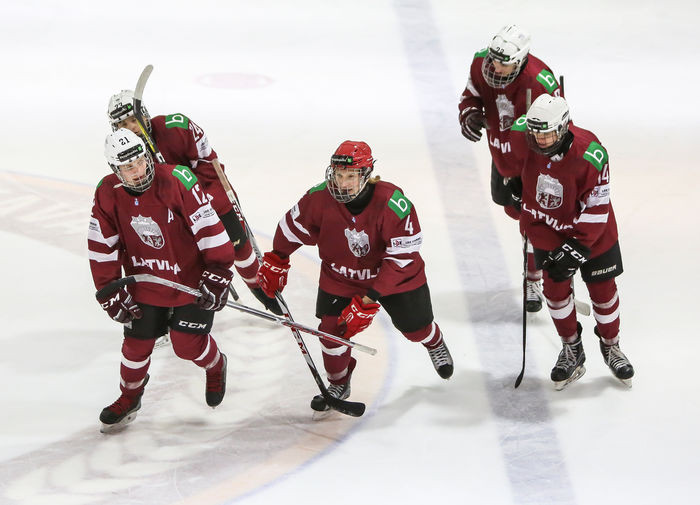 Latvijas U16 hokeja izlase gūst piecus vārtus un pieveic Vācijas vienadžus
