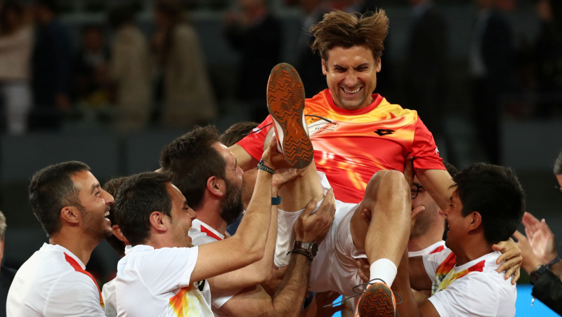 Spānijas tenisa kareivis Ferers Madridē aizvadījis pēdējo cīņu