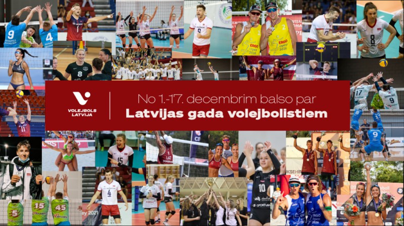 Sākas balsojums par 2020. gada Latvijas labākajiem volejbolā un "bīčā"