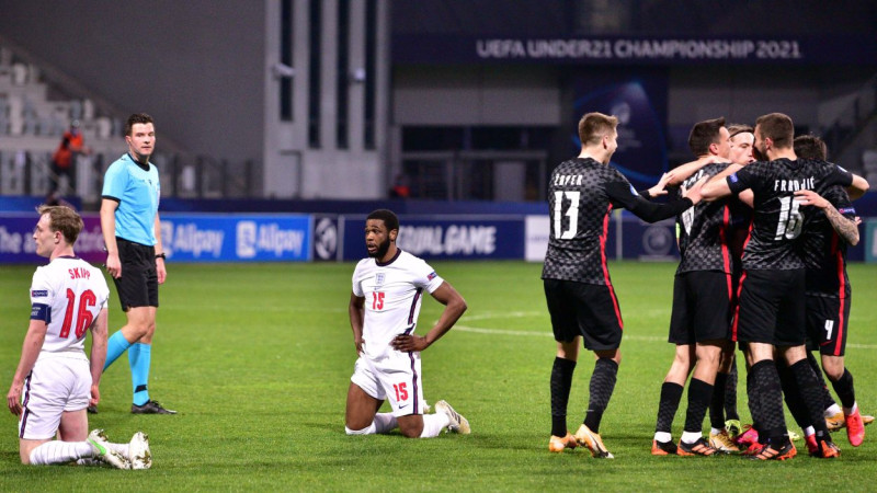 "Lille" aizsarga supersitiens ievelk Horvātiju U21 čempionāta 1/4 finālā