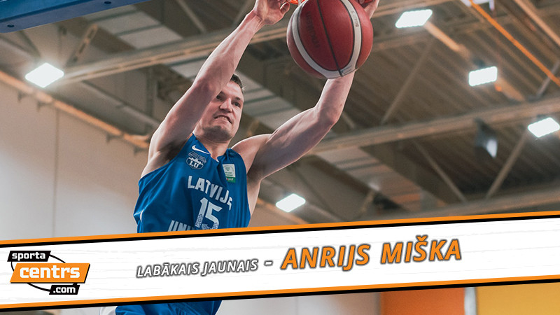 Basketbola sezonas spīdekļi: vienbalsīgi labākais jaunais - Anrijs Miška