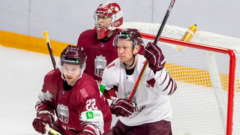 Latvijas hokeja izlase pārceļas uz "Arēnu Rīga" un aizvada treniņspēli