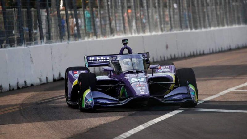 Grožāns jau savās trešajās "Indycar" sacīkstēs izcīna pirmo pole position