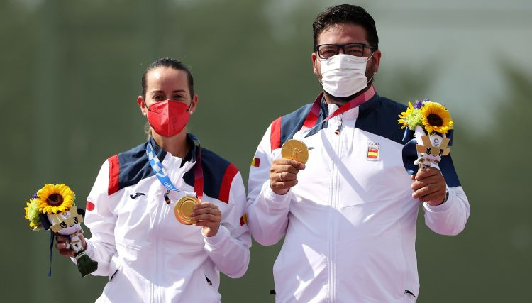 Spānijas šāvēji uzvar tranšejas stendā, Sanmarīno otrā Tokijas OS medaļa