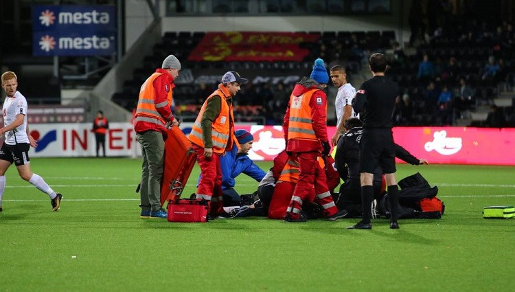 Norvēģi pauž bažas, ja sirdsdarbība būtu apstājusies kādam futbolistam zemākas līgas spēlē