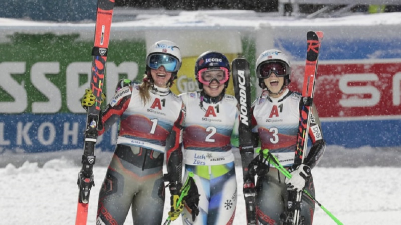 Slovēniete izcīna pirmo uzvaru pasaules kausa posmos kalnu slēpošanā