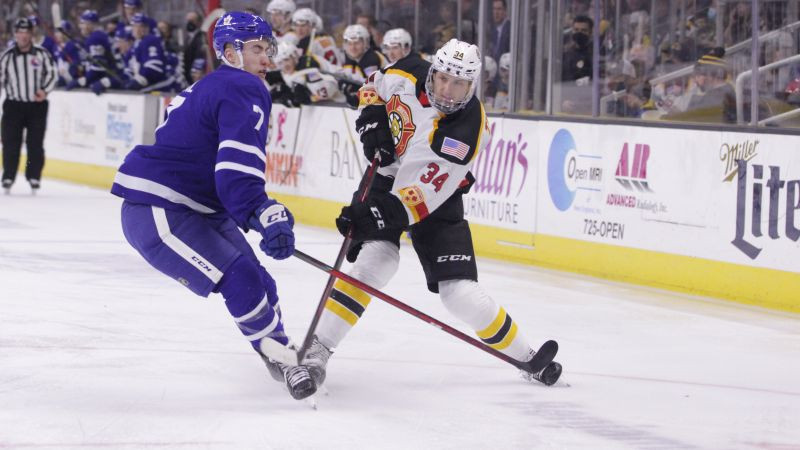 Tralmakam ceturtie vārti AHL sezonā, Mitens uzvarā atvaira 31 metienu