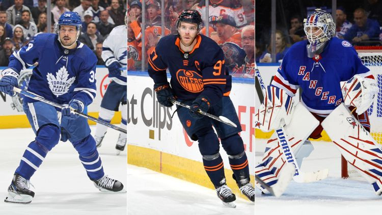 Metjūzs, Makdeivids un Šestjorkins pretendē uz NHL sezonas vērtīgākā spēlētāja balvu