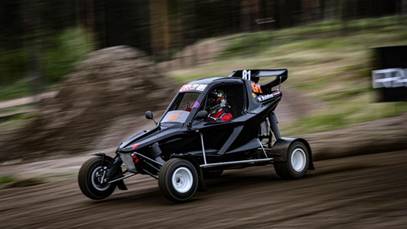 Baldiņš "RallyX Nordix" rallijkrosā Somijā divreiz paliek aiz fināla