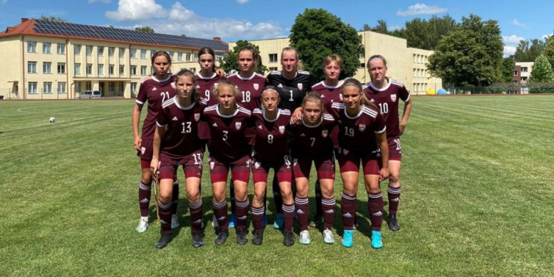 U17 un U19 sieviešu izlases ar pārliecinošām uzvarām sāk Baltijas kausa izcīņu
