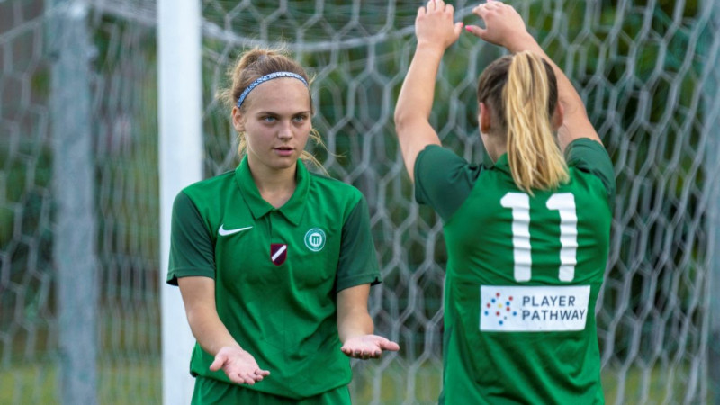 "Metta" nostiprinās Sieviešu futbola līgas vicelīderes pozīcijā