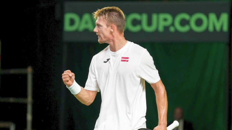 Latvijas izlasē Deivisa kausam pret Honkongu iekļauti trīs tenisisti bez vienspēļu ranga