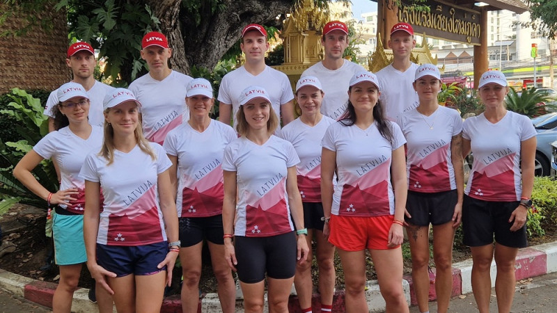 Latvijas taku skriešanas komanda gatava pasaules čempionātam Taizemē
