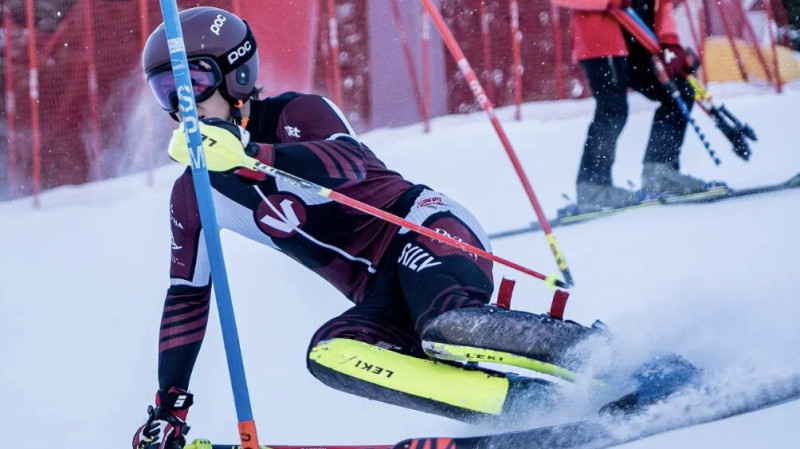 J. Zvejniekam 53. vieta milzu slalomā Jaunatnes Olimpiskajā festivālā