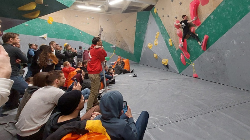 Gruzītis un Matelsone uzvarējuši LAČ kāpšanas sporta boulderinga disciplīnā