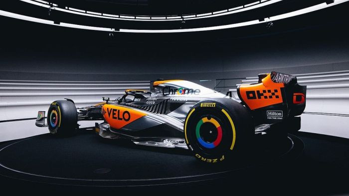 "McLaren" komanda Lielbritānijas GP startēs ar hroma dizaina formulām