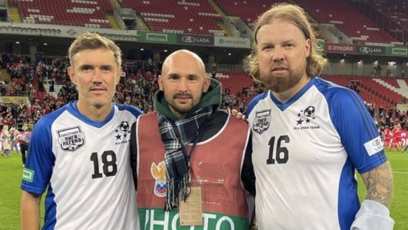 Bijušais Latvijas izlases futbolists Juris Laizāns Maskavā piedalījies piemiņas spēlē