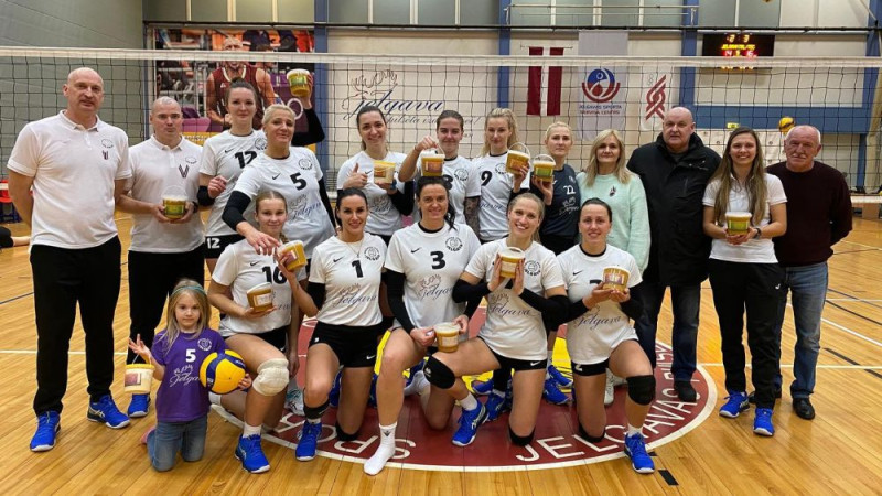 "Jelgavas" volejbolistēm uzvara pār RVS/LU