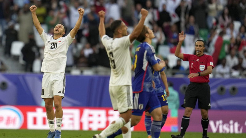 Irākas futbolistiem varens sasniegums: pārspēta Āzijas kausa favorīte Japāna