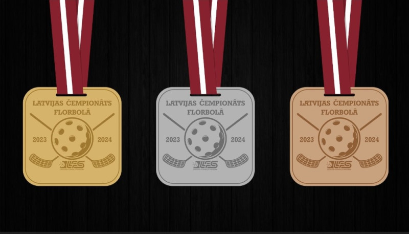 Šodien Lielvārdē florbolistiem vēl trīs medaļu spēles