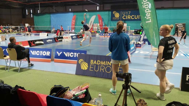 Lietuvieši triumfē Eiropas U17 reitinga badmintona turnīrā Liepājā, Latvijai viena bronza